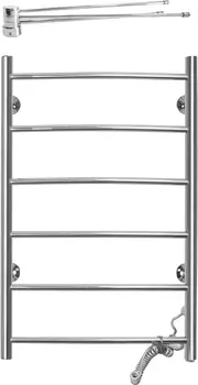 Полотенцесушитель электрический Domoterm Классик DMT 109-6 50x80, R с полотенцедержателем