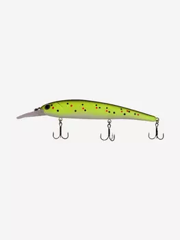 Воблер плавающий LureMax KILLER 120F MDR, 12см, 17,5г, Minnow, 123, Желтый