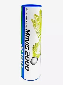 Воланы пластиковые Yonex Mavis 2000, Средняя, 6шт., Желтый