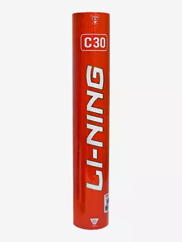 Воланы перьевые Li-Ning C30, 77, 12шт., Белый