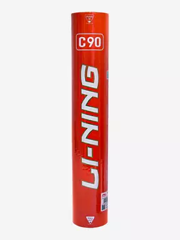 Воланы перьевые Li-Ning C90, 77, 12шт., Белый