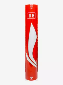 Воланы перьевые Li-Ning D8, 77, 12шт., Белый