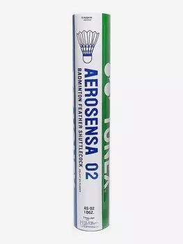 Воланы перьевые Yonex Aerosensa AS-02 (2) - 12шт., Белый