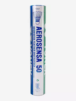 Воланы перьевые Yonex Aerosensa AS-50, 2, 12шт., Белый