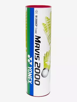 Воланы пластиковые Yonex Mavis 2000, Быстрая, 6шт., Желтый