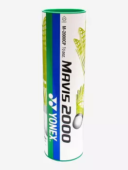 Воланы пластиковые Yonex Mavis 2000, Медленная, 6шт., Желтый