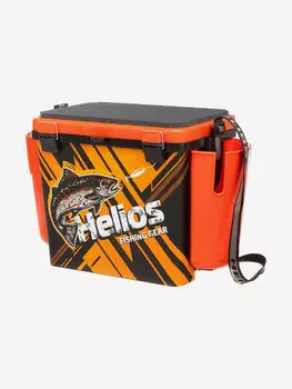 Ящик рыболовный зимний FishBox односекционный (19л) TROUT оранжевый (HS-FB-IML-19-O) Helios, Оранжевый