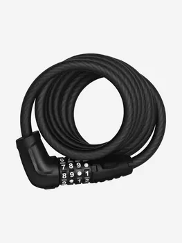 Замок вело ABUS NUMERO 5510C/180/10 черный, Черный