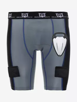 Компрессионные шорты детские MadGuy Basic Compression, Серый
