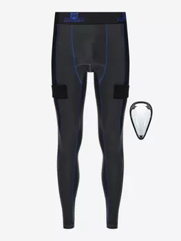 Брюки компрессионные MadGuy Basic Compression, Серый
