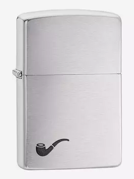 Зажигалка бензиновая ZIPPO 200PL Pipe, Серебряный
