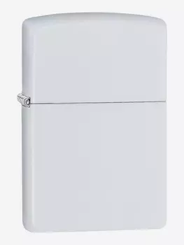 Зажигалка бензиновая ZIPPO 214 Classic White Matte, Белый