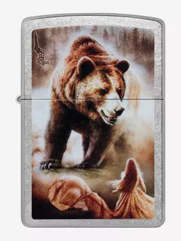Зажигалка бензиновая ZIPPO 48330 Mazzi, Серебряный