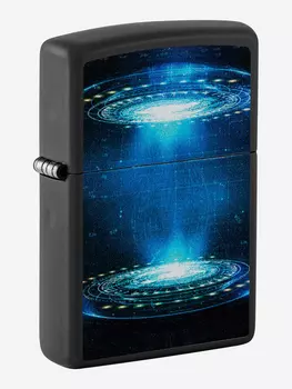 Зажигалка бензиновая ZIPPO 48514 UFO Flame, Черный