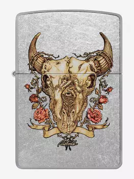 Зажигалка бензиновая ZIPPO 48559 Rick Rietveld, Серебряный