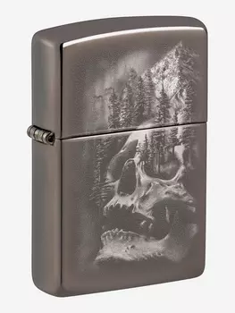 Зажигалка бензиновая ZIPPO 49141 Skull Mountain, Черный