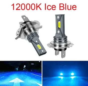 2 шт., Автомобильные светодиодные лампы 4300K 8000K 12000K H4 H7 H11 H1 Turbo 9005 HB3 9006 HB4 H8