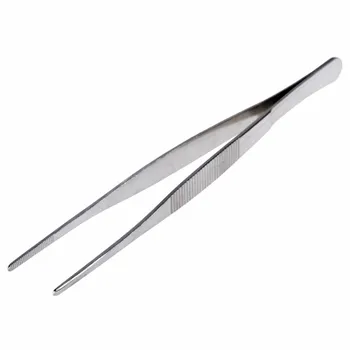 Пинцет Rexant 12-0368 прямой, рифленый 200 мм (блистер)
