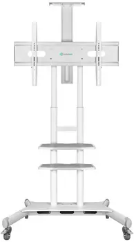 Подставка для телевизора Onkron TS1881 белый 50"-86" макс.105.9кг напольный мобильный