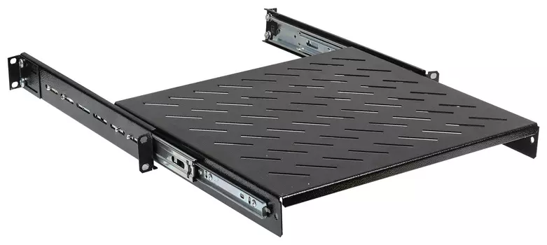 Полка выдвижная ITK SS05-600PI 1U нагр.:40кг. 19" 600мм черный (упак.:1шт)