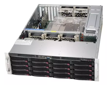 Платформа SuperMicro SSG-6039P-E1CR16H x16 LSI3108 10G 2P 2x1200W