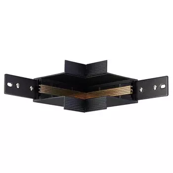Соединитель для встраиваемого магнитного шинопровода Magic Track Donolux Inner corner DLM01/Black