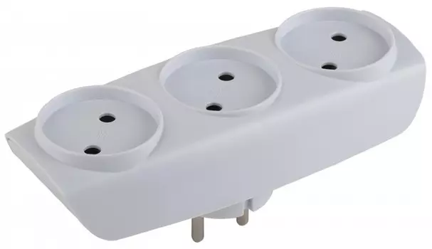 Сетевой разветвитель ЭРА SP-3-W C0045527