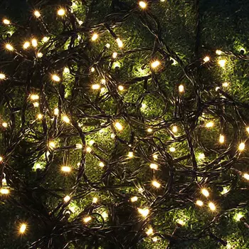 INBLOOM Гирлянда эл. вьюн для сада 198 LED, шампань,12м, пост. свечение, ПВХ, IP44, 220В, 50Гц