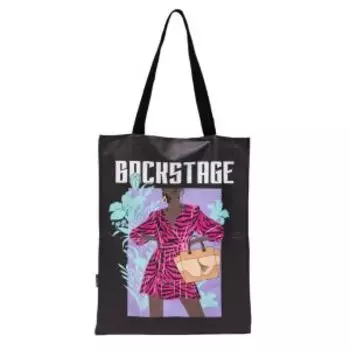 Сумка-шоппер de VENTE Backstage, 34x44 см, двухсторонняя