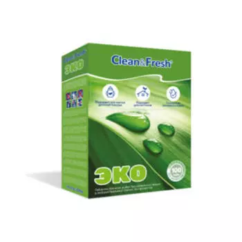 Таблетки для посудомоечной машины Clean&Fresh Eco All in 1, 100 шт