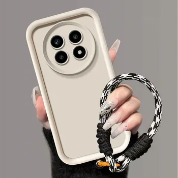 Для Realme 12 5G Чехол Realme 13 C65 5GNarzo N65 70X 5G Чехол для телефона с плетеным шнурком Чехол для защиты кожи от ударов Realme Narzo 70x