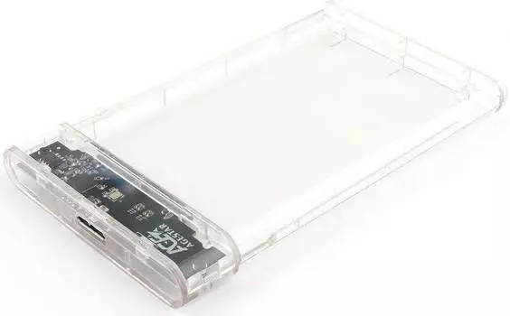 Внешний корпус для HDD/SSD AgeStar 3UB2P4C SATA III прозрачный