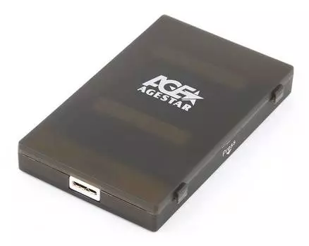 Внешний корпус для HDD/SSD AgeStar 3UBCP1-6G SATA черный