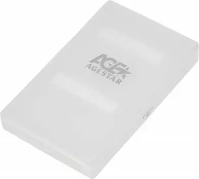Внешний корпус для HDD/SSD AgeStar SUBCP1 SATA белый