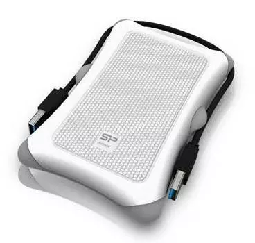 Внешний жесткий диск 2Tb Silicon Power Armor A30 SP020TBPHDA30S3W белый USB 3.0 (sp020tbphda30s3w)