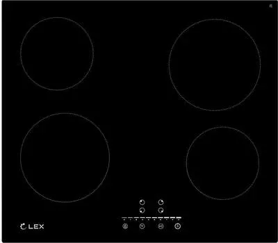 Варочная поверхность Lex EVH 640-1 BL черный (chyo000196)