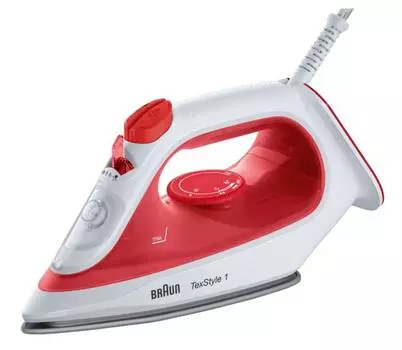 Утюг Braun TexStyle1 SI1019RD красный/белый