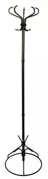 Вешалка напольная Бюрократ Ажур-2Ф черный (144/black)