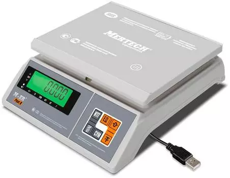 Весы фасовочные Mertech M-ER 326AFU-6.01 LCD белый (3105)