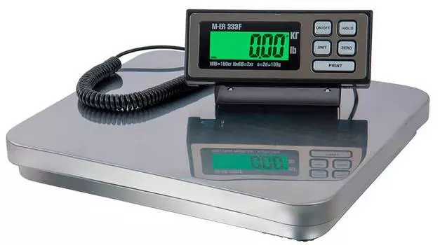 Весы фасовочные Mertech M-ER 333AF-150.50 LCD серый металик (3083)