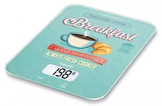 Весы кухонные Beurer KS19 Breakfast рисунок (704.03)