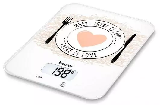 Весы кухонные Beurer KS19 Love рисунок (704.17)