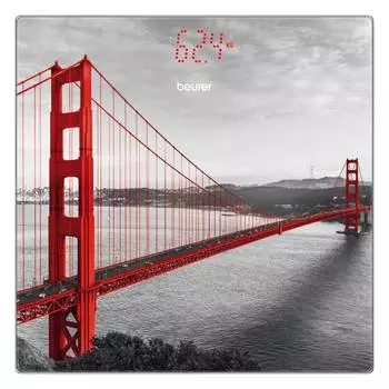 Весы напольные электронные Beurer GS215 San Francisco рисунок (756.54)