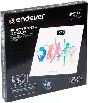 Весы напольные электронные Endever Aurora-563 рисунок (80939)