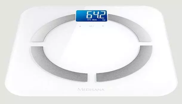 Весы напольные электронные Medisana BS 430 Connect белый (40422)