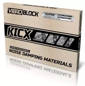 Виброизоляция Kicx Vibroblock Super (компл.:16шт) 540x370x2.7мм (2081004y)
