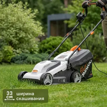 Газонокосилка электрическая Daewoo LE 1300 1300 Вт 33 см