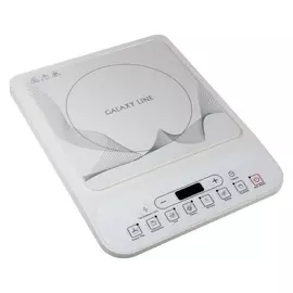 Плитка индукционная Galaxy Line GL 3060, 2000 Вт, 7 программ, таймер, белая