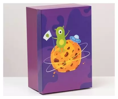 Подарочная коробка "Космос", 23,5 х 15,5 х 10 см