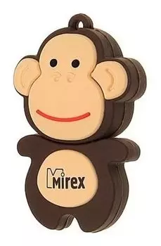 Подарочная Usb-флешка 4 Gb Mirex Monkey Brown, "Обезьянка"